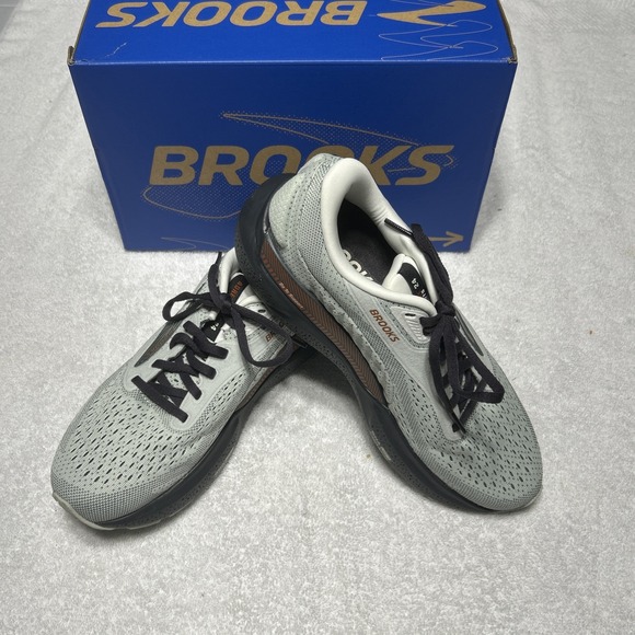 Brooks Shoes - Brooks Adrenaline GTS 24 Womens Sz 8.5 Running Shoes Mercury Ebony Copper NIB